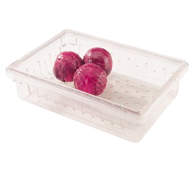 CM 1826CLRCW FOOD PAN DRAINBOX 18X26X6 CLEAR    6EA